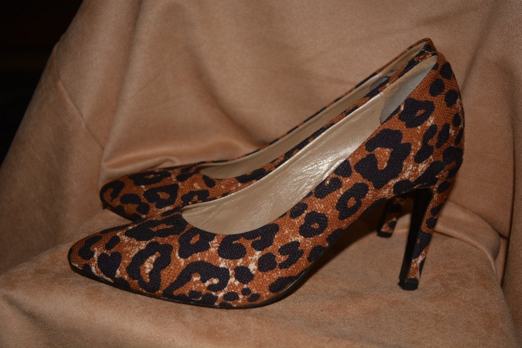 Fabienne Chapot, modieuze pumps met hoge hak, mt 41, Pumps, Bruin, Ophalen of Verzenden, Zo goed als nieuw