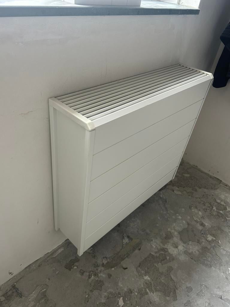 3 witte wand convectoren, Doe-het-zelf en Verbouw, Verwarming en Radiatoren, Ophalen, 30 tot 80 cm, Gebruikt, Radiator