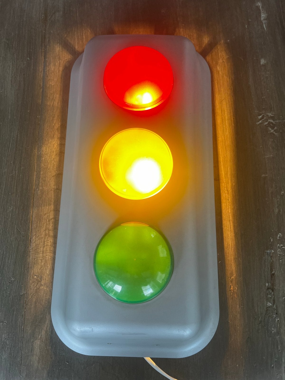 Kunststof stoplicht voor de mancave, Ophalen of Verzenden