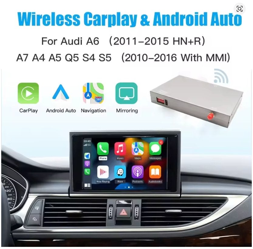 Apple Carplay / Android Auto voor Audi A6 en A7 2011-2015, Ophalen of Verzenden, Zo goed als nieuw