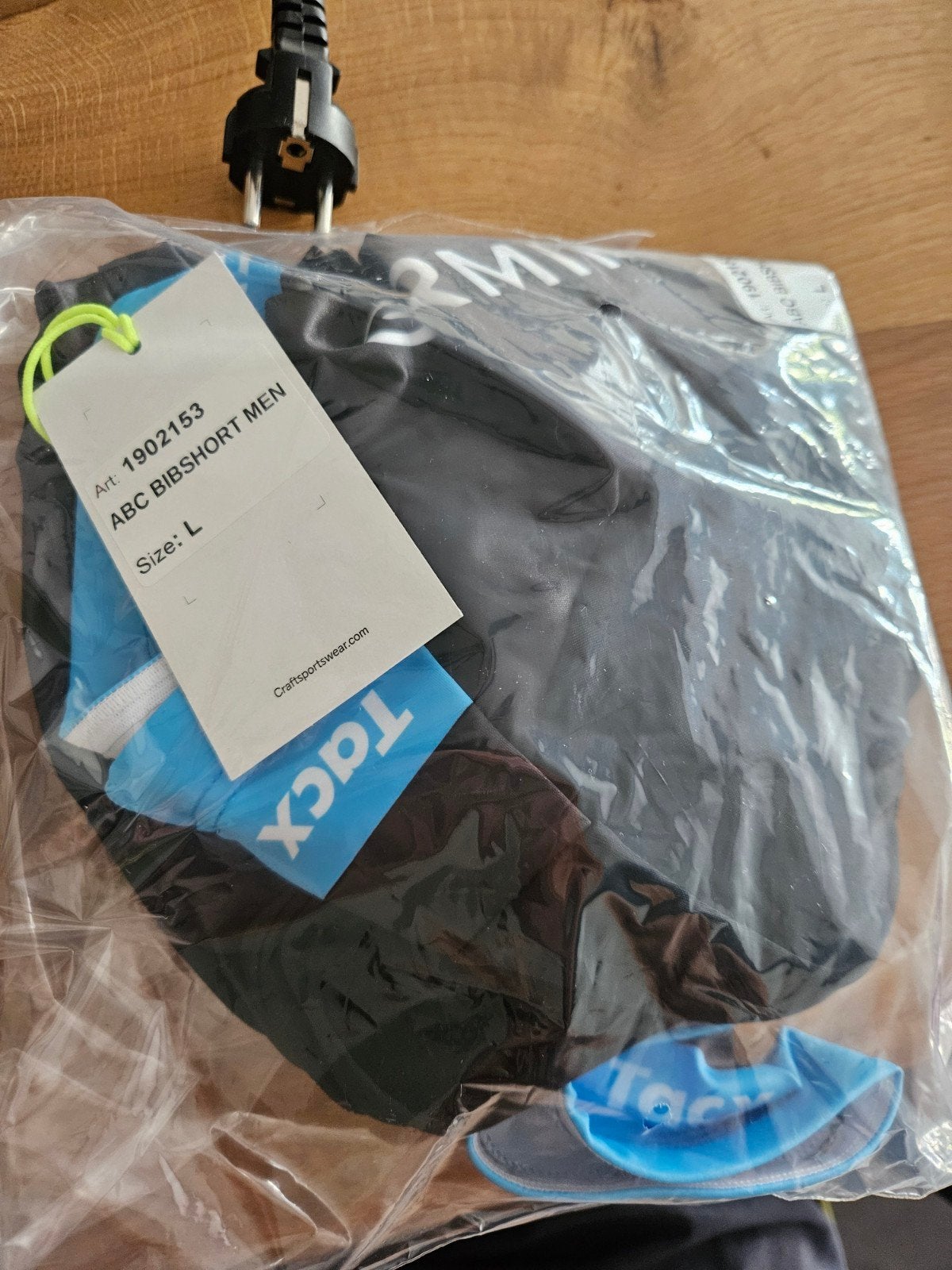 Nieuw: Garmin Tacx - maat L: Shirt Korte Mouw & Bibshort, Heren, Nieuw, Ophalen of Verzenden, Garmin Tacx
