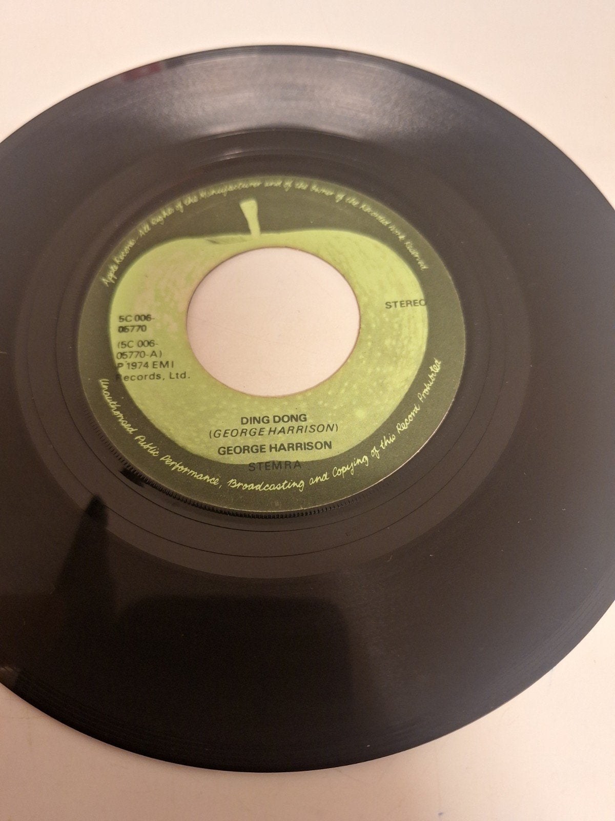 George Harrison - Ding Dong, 1974., Cd's en Dvd's, Vinyl | Pop, Verzenden, 7 inch, Pop