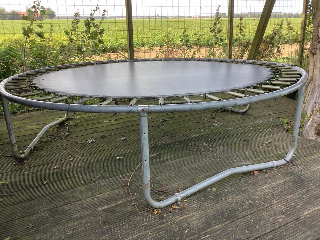 Trampoline, doek diam ca. 290, weinig gebruikt., Ophalen, Gebruikt