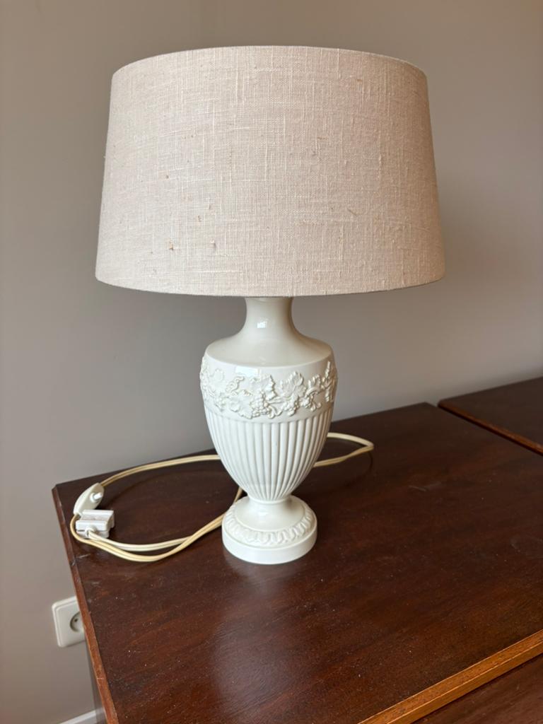 Wedgewood Edme lampje met beige kap, Ophalen of Verzenden, Zo goed als nieuw, Minder dan 50 cm