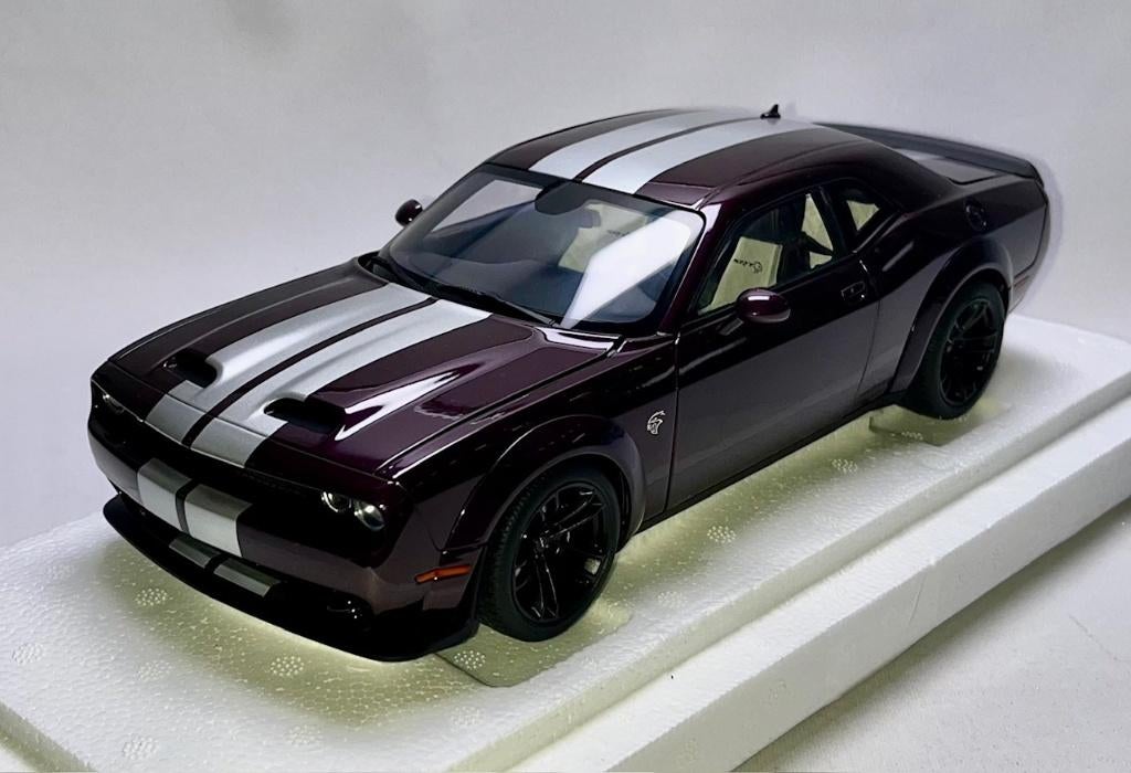 Dodge Challenger SRT Jailbreak Paars 1:18 van Autoart, Ophalen of Verzenden, Nieuw, Auto, Autoart