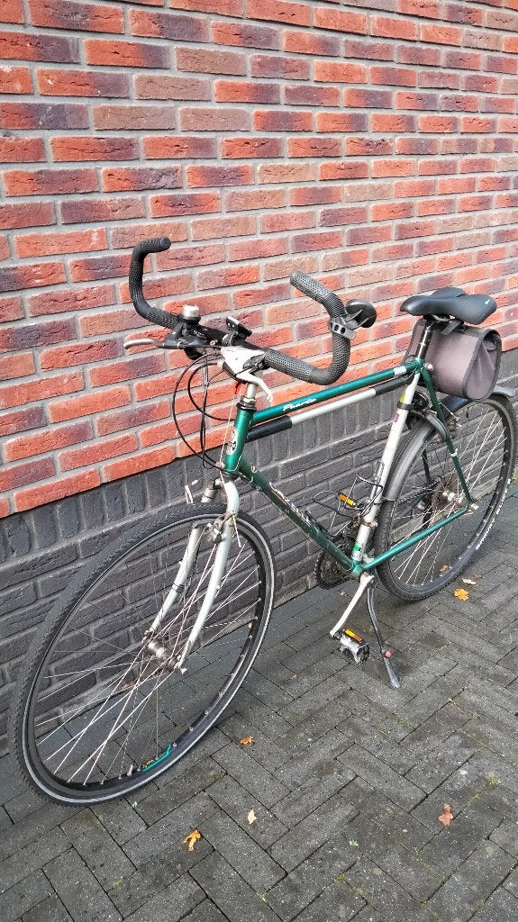Hybride Puerto Gazelle fiets uit de jaren 80, Ophalen, 28 inch, Gebruikt, Velgrem