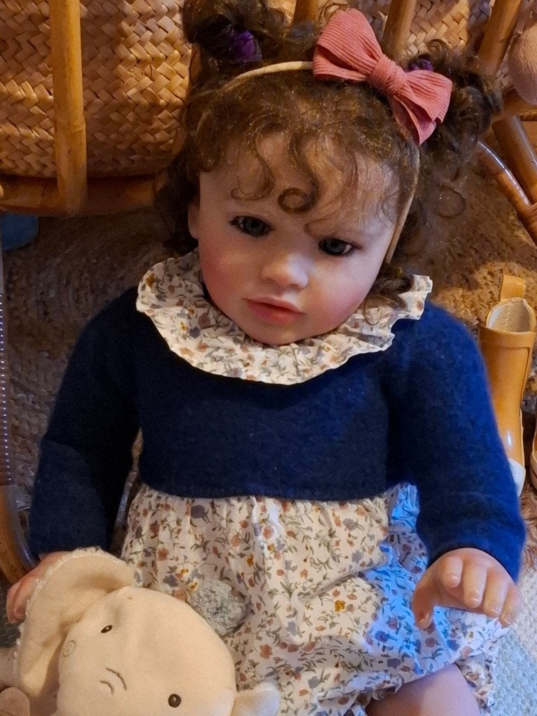 reborn toddler, Ophalen of Verzenden, Zo goed als nieuw, Pop, Levensecht of Reborn