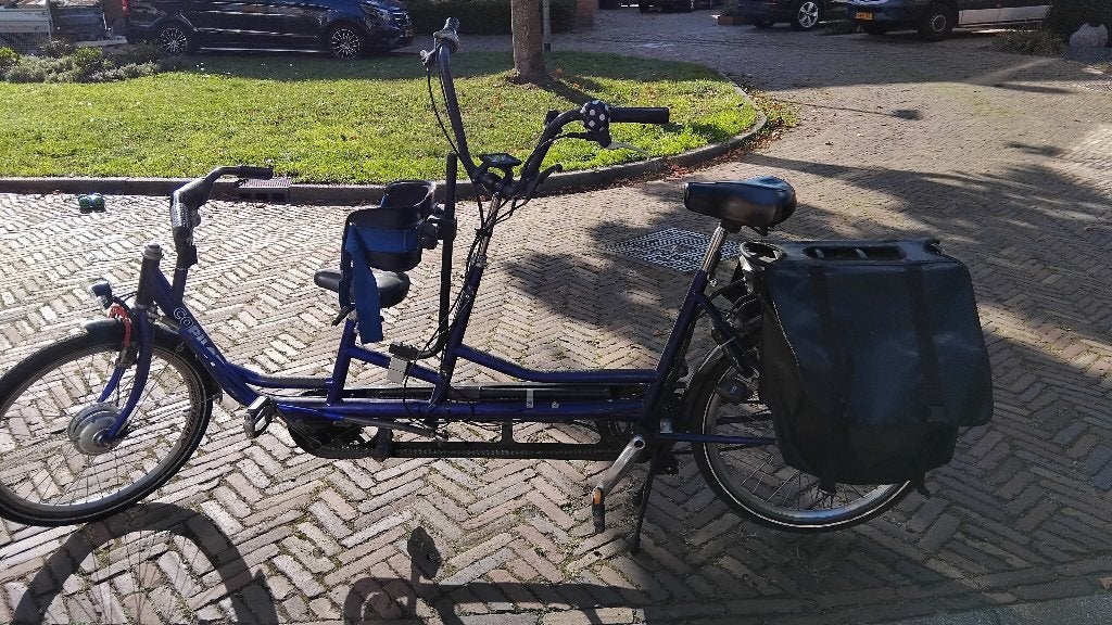 Copilot Tandemfiets - Perfect voor gezinsuitjes!, Ophalen, Minder dan 10 versnellingen, Gebruikt, 55 cm of meer