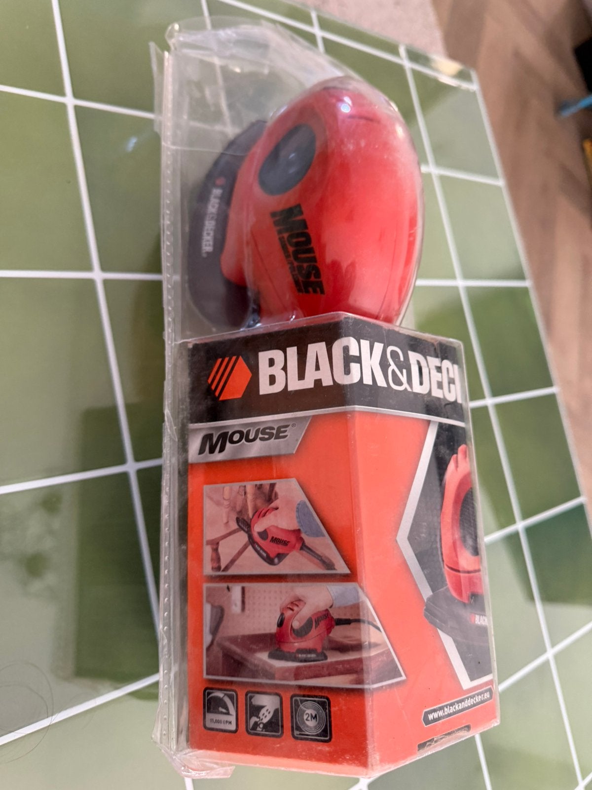 BLACK & DECKER MOUSE schuurmachine, Ophalen of Verzenden, Nieuw, Minder dan 600 watt, Vlakschuurmachine