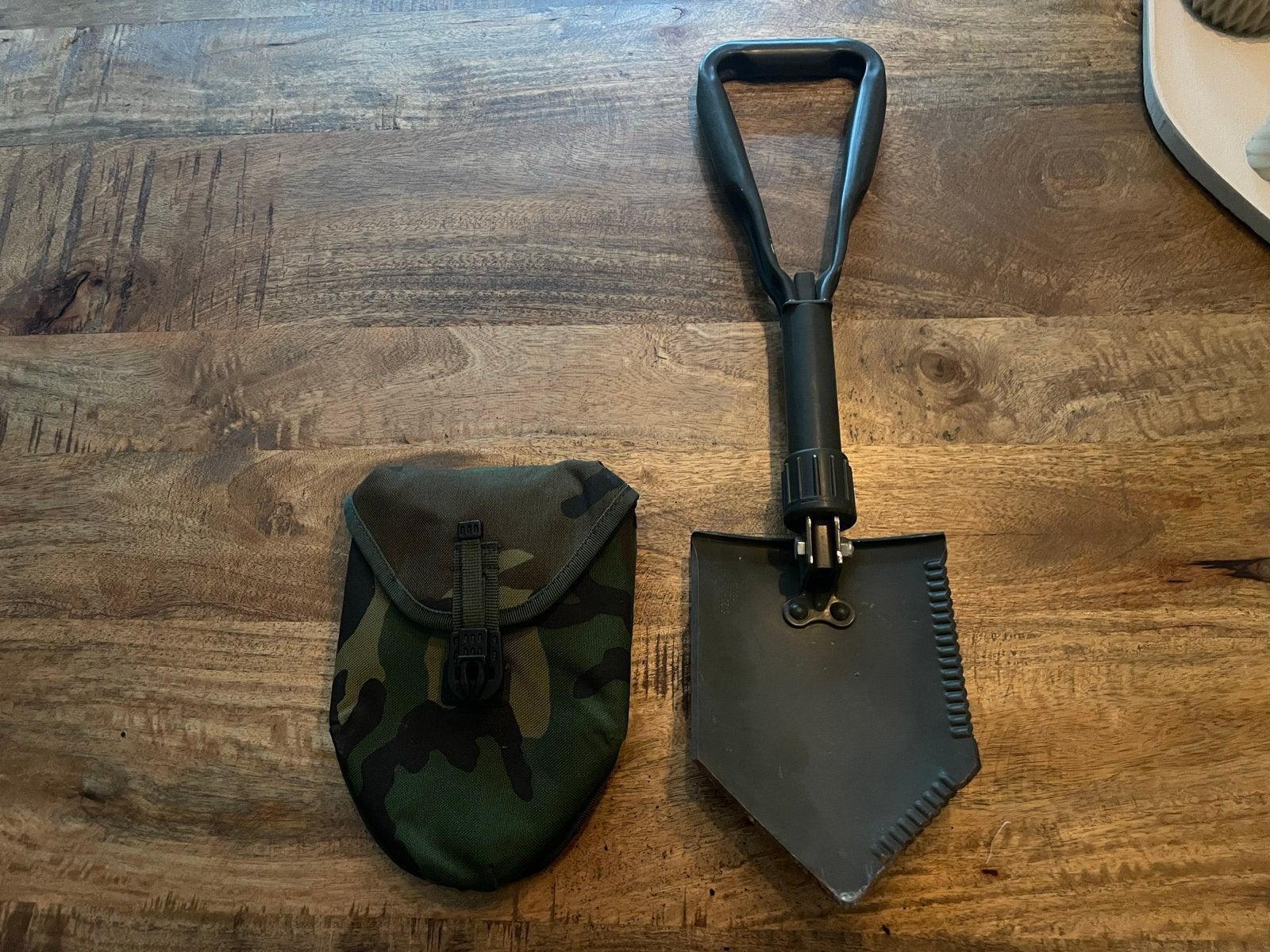 Opvouwbare militaire schep (zonder foudraal), Ophalen, Gebruikt