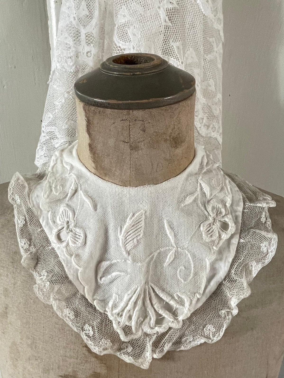 Brocante oud kraagje, Ophalen of Verzenden
