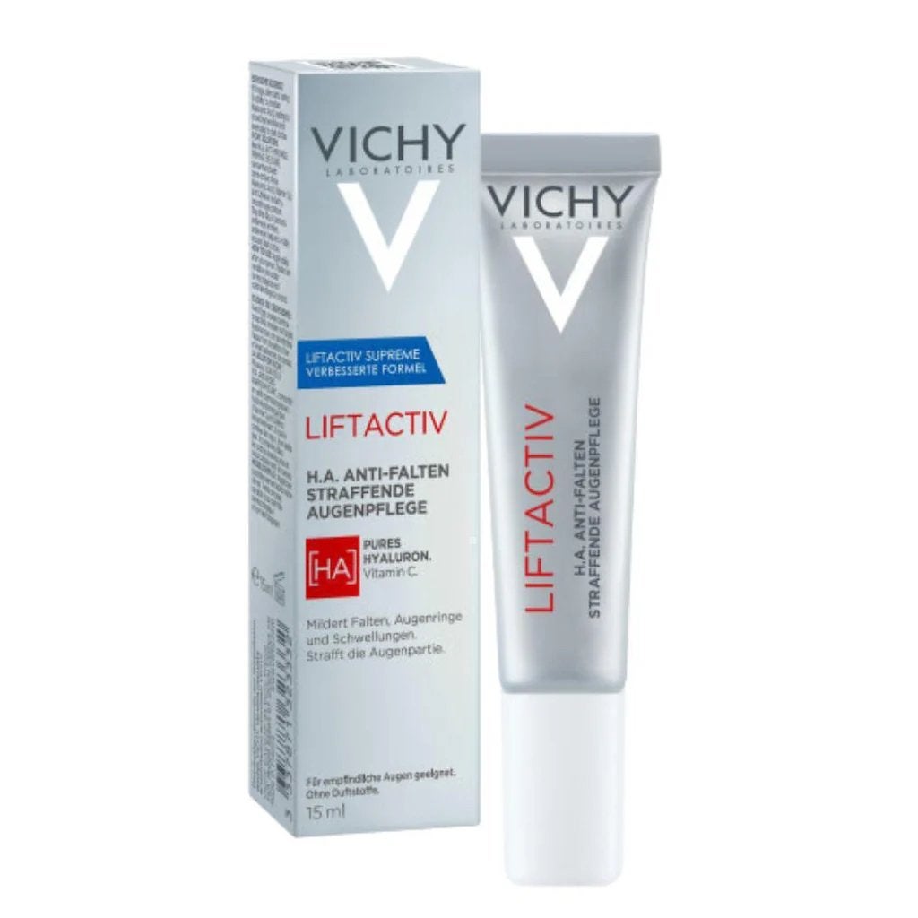 Vichy Liftactiv H.A. Anti-Rimpel Verstevigende Oogcrème 15ml, Sieraden, Tassen en Uiterlijk, Verzenden, Nieuw, Ogen, Verzorging