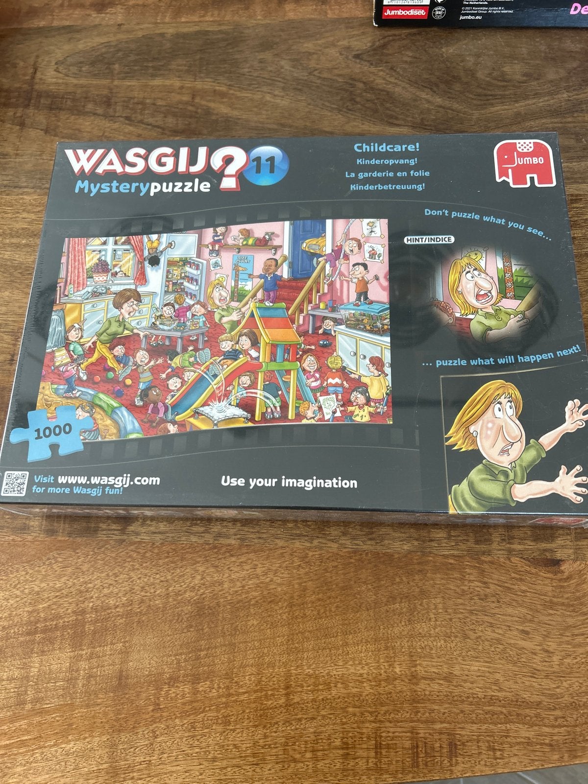 Wasgij Mystery 11 Kinderopvang! 1000 stukjes legpuzzel, Hobby en Vrije tijd, Denksport en Puzzels, Ophalen of Verzenden, 500 t/m 1500 stukjes