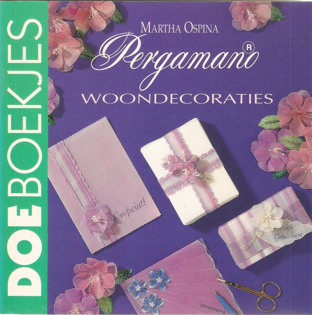 Martha Ospina - Pergamano woondecoraties, Ophalen of Verzenden, Zo goed als nieuw, Overige onderwerpen, Martha Ospina