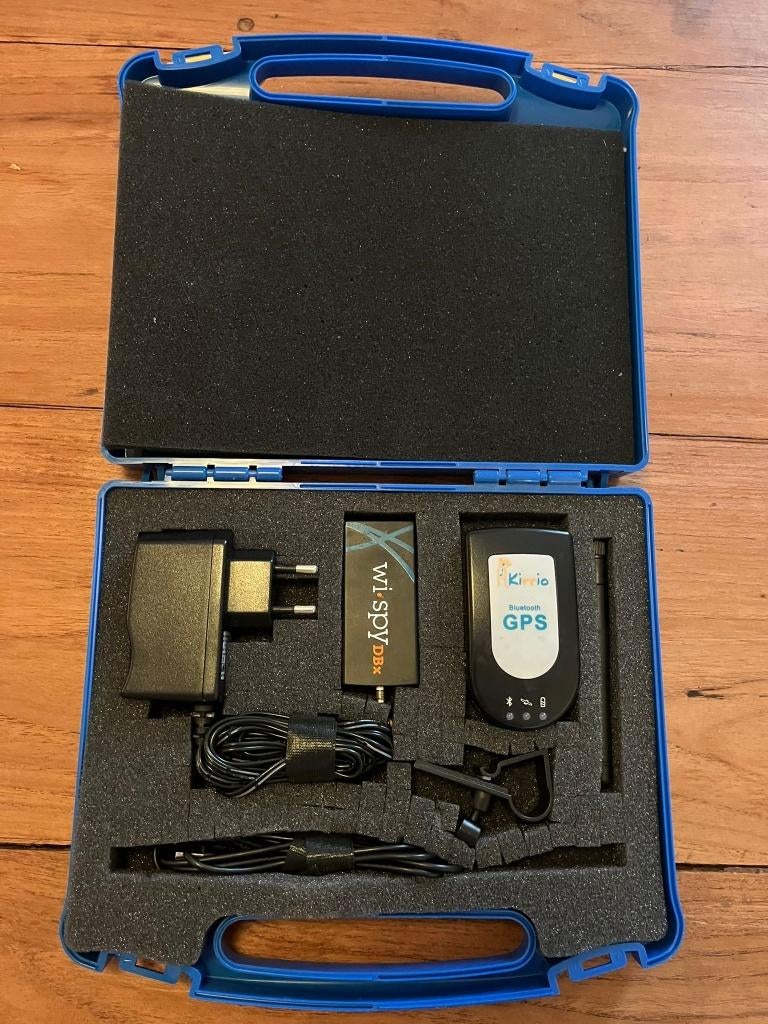 Wi-Spy DBx Dual Band (2.4/5 GHz) + Bluetooth GPS – Vol. set, Ophalen of Verzenden, Gebruikt