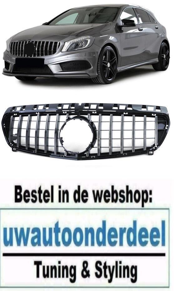 Grill Chrome/Glans Zwart Geschikt Voor MB A Klasse W176 2012