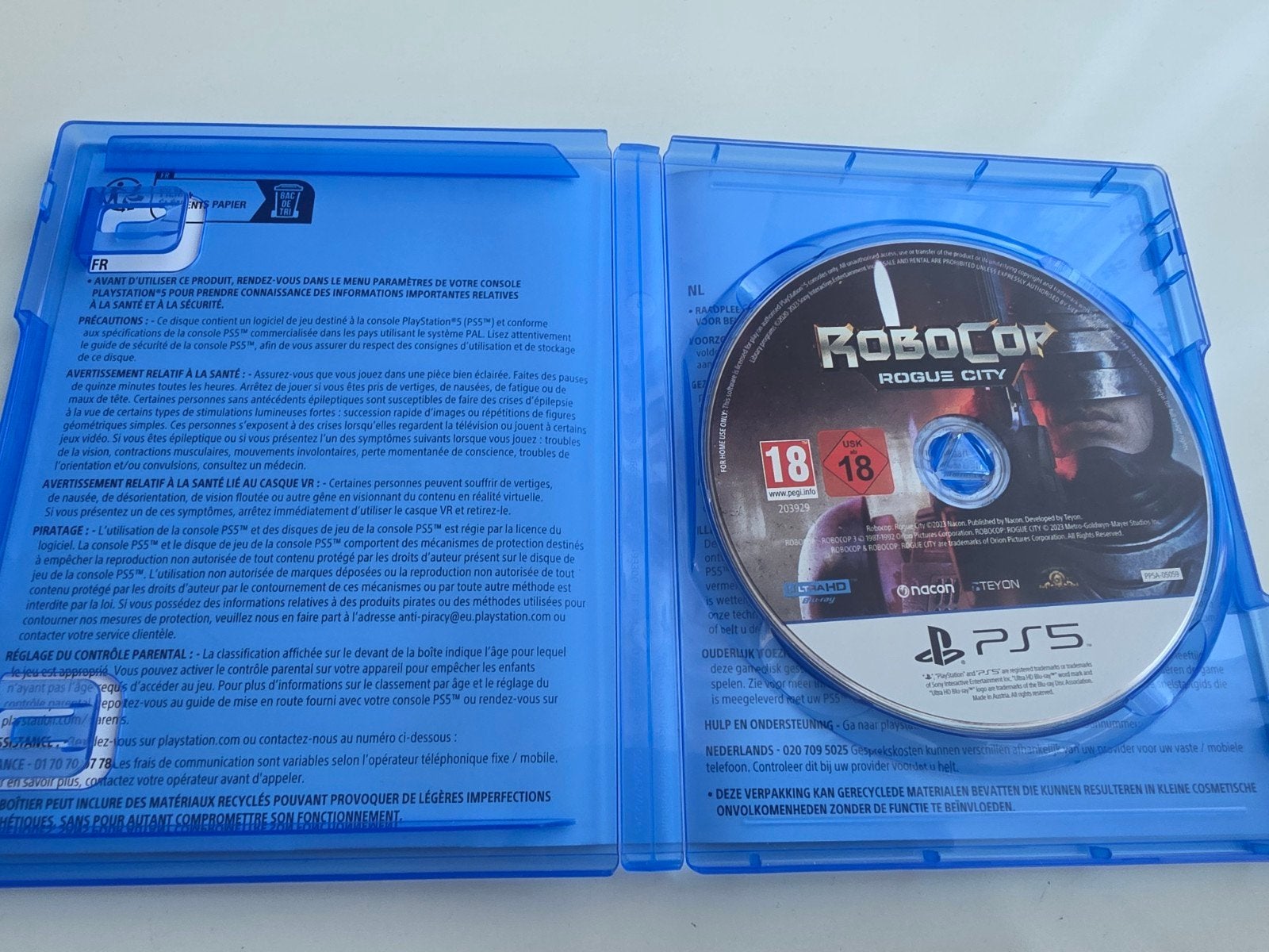 RoboCop: Rogue City PS5 - Nieuwstaat Lees Beschrijving Aub, Vanaf 18 jaar, Shooter, Nacon EU, 1 speler