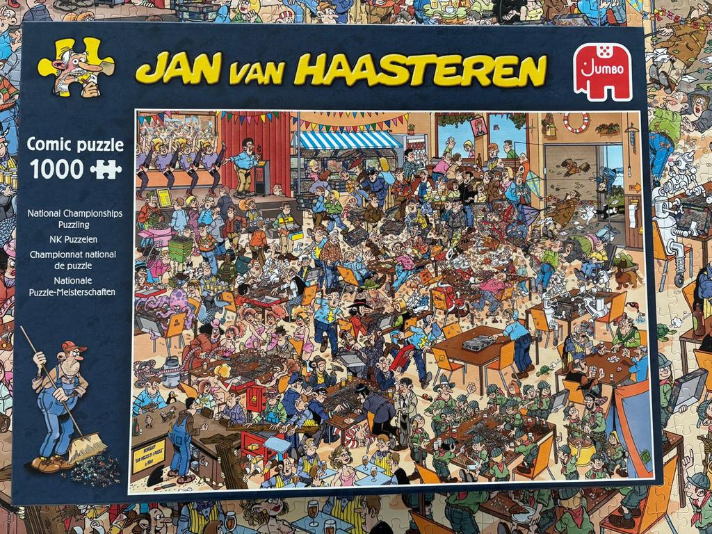 Puzzel Jan van Haasteren, Ophalen of Verzenden, 500 t/m 1500 stukjes, Zo goed als nieuw, Legpuzzel