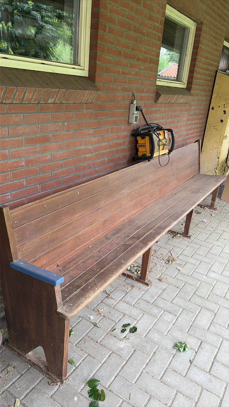 (Oude) kerkbank 320 cm lang, Ophalen, Zo goed als nieuw, Hout