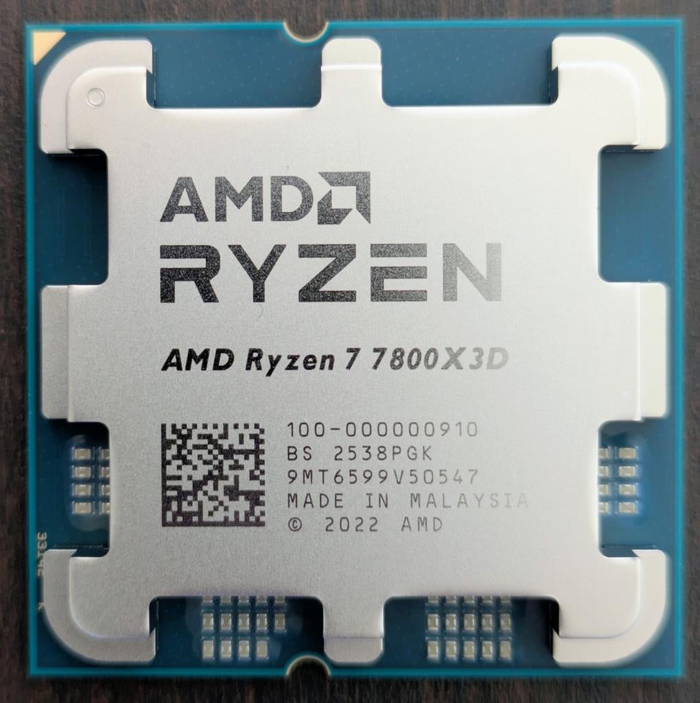 AMD Ryzen 7 7800X3D, Computers en Software, Processors, Zo goed als nieuw, 8-core, 4 Ghz of meer, Ophalen of Verzenden
