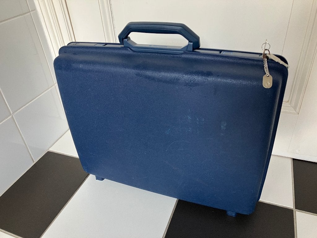 Reiskoffer koffer Samsonite middelgroot - Zie foto’s, Ophalen, 50 tot 60 cm, Hard kunststof, Slot
