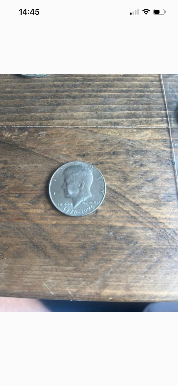 Kennedy Half Dollar 1976 - Bicentennial Munt, Ophalen of Verzenden, Losse munt