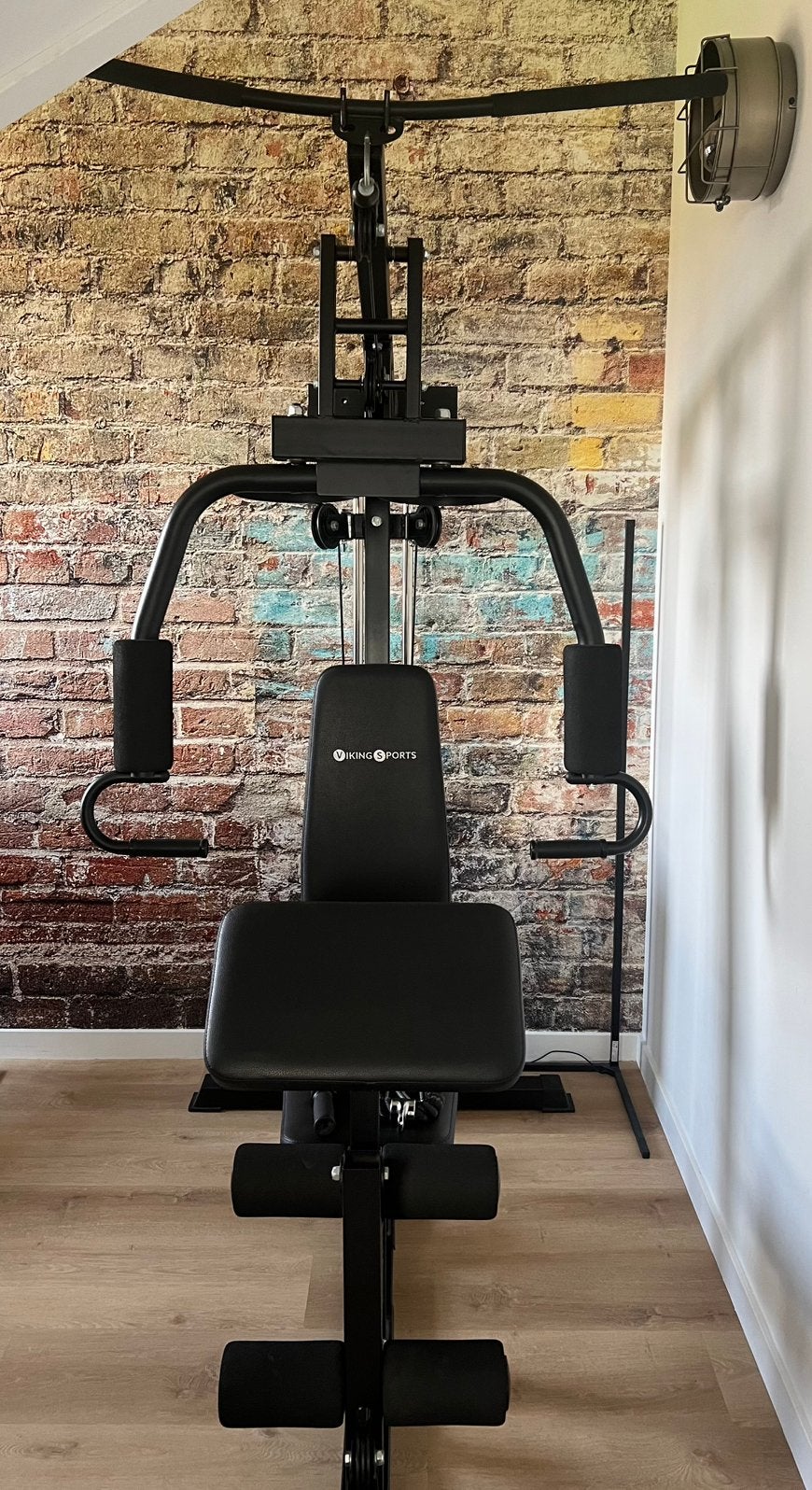 Krachtstation- Homegym- 70kg- Zwart, Ophalen, Zo goed als nieuw, Benen, Krachtstation