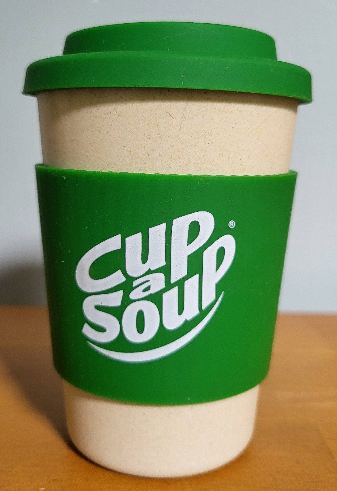 Nieuw! Set van 4 Cup-a-Soup Bamboe To Go Cups / Meeneembeker, Ophalen of Verzenden, Nieuw, Overige materialen