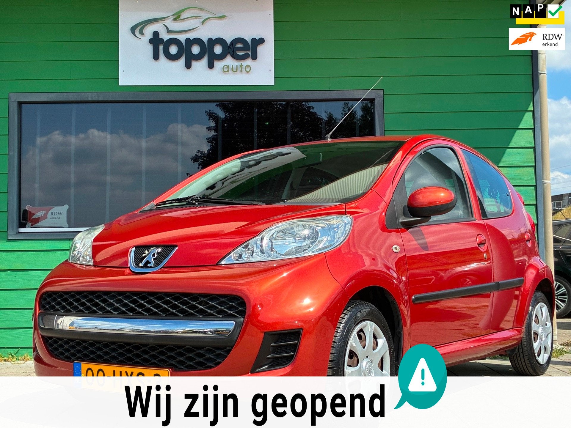 Peugeot 107 1.0-12V Sublime|2e Eigenaar|Airco|Elektr.ramen|N, Auto's, Peugeot, Voorwielaandrijving, Gebruikt, Overige kleuren