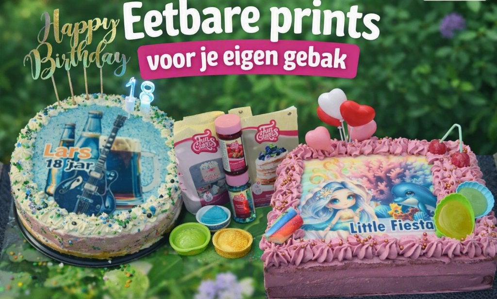 eetbare prints voor op je eigen gebak ouwel icing foto top, Ophalen of Verzenden, Nieuw, Taarten of Cupcakes, Versiering