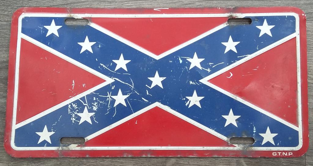 Jaren 60-70 USA Rebellen Nummerbord Bord Schild Navy Jack, Ophalen of Verzenden, Gebruikt, Auto's