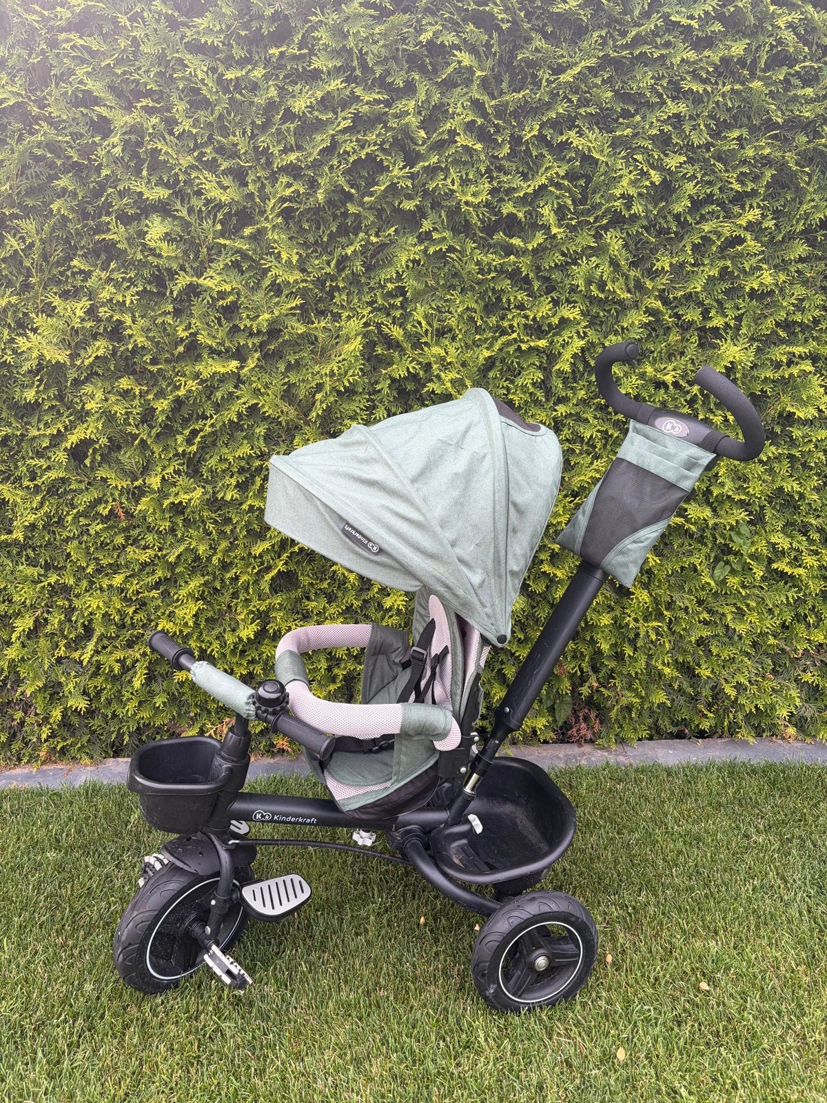 Kinderkraft driewieler/duwfietsje, Gebruikt, Verstelbare duwstang, Ophalen, Kinderwagen