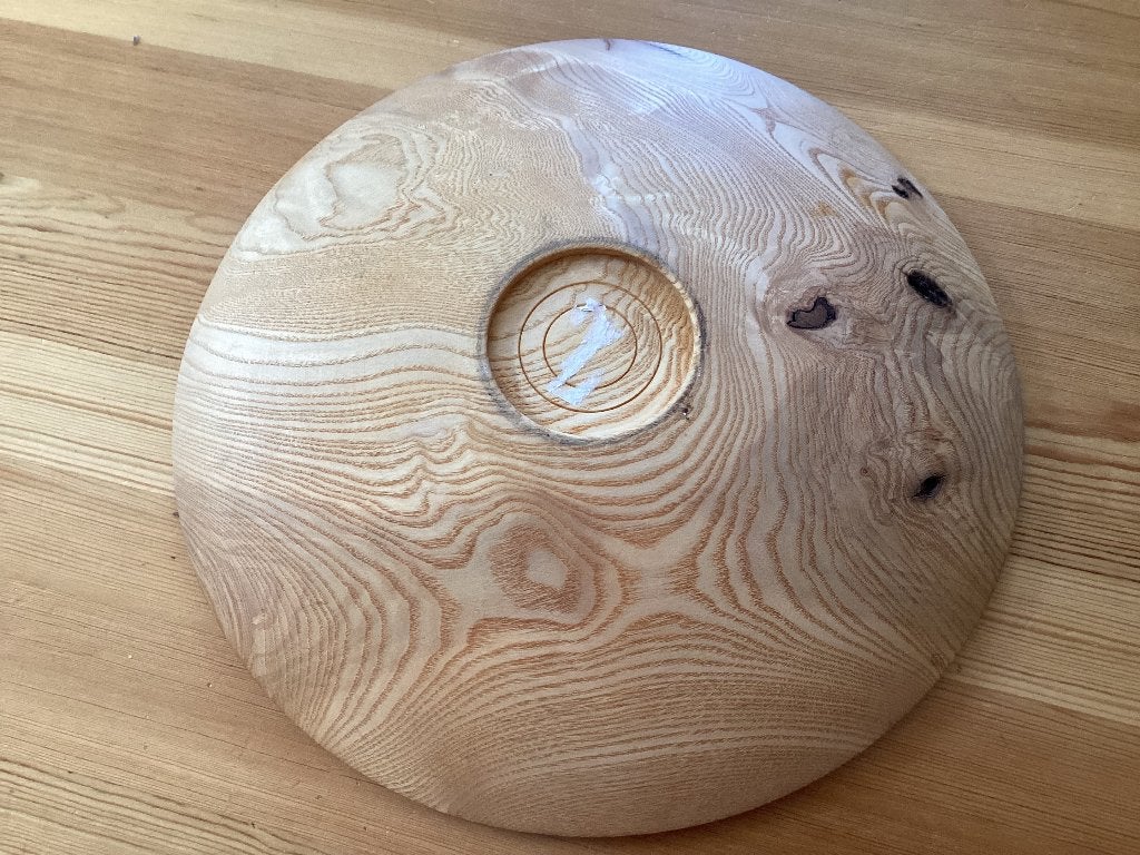 Houten schaal, Ophalen, Zo goed als nieuw, Rond, Hout