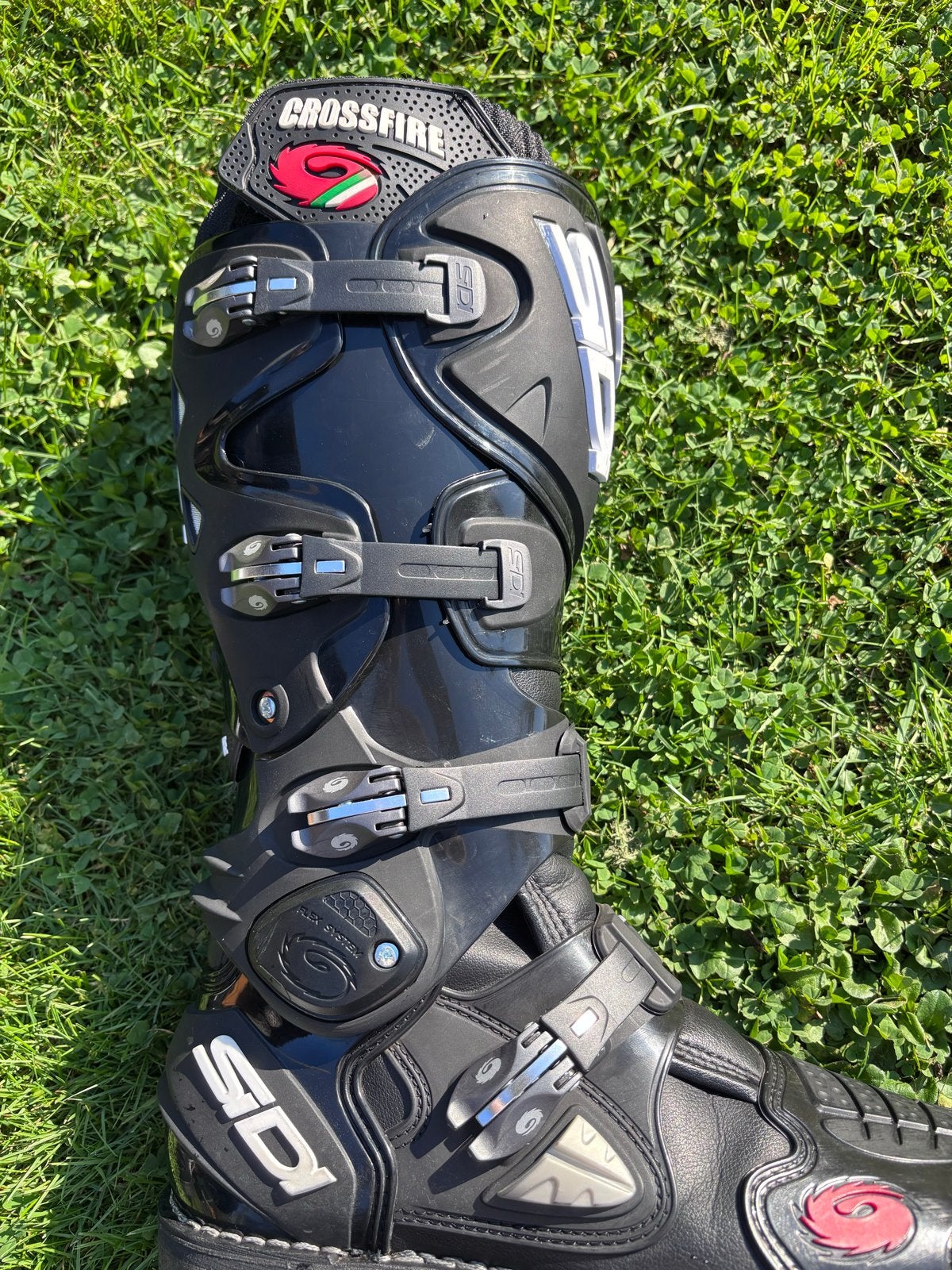 Sidi Crossfire motorcrosslaarzen - Maat 45, Ophalen of Verzenden, Gedragen, Zwart, Boots