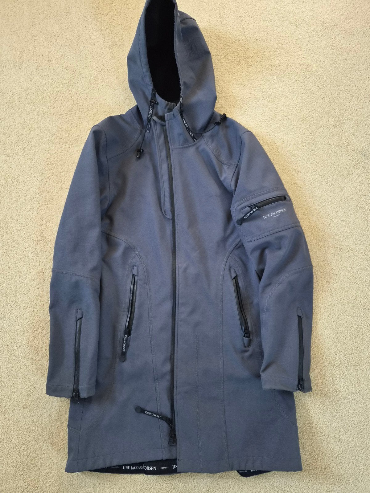 Ilse Jacobsen Softshell Regenjas - Maat 38 (M), Maat 38/40 (M), Ophalen of Verzenden, Grijs, Ilse Jacobsen
