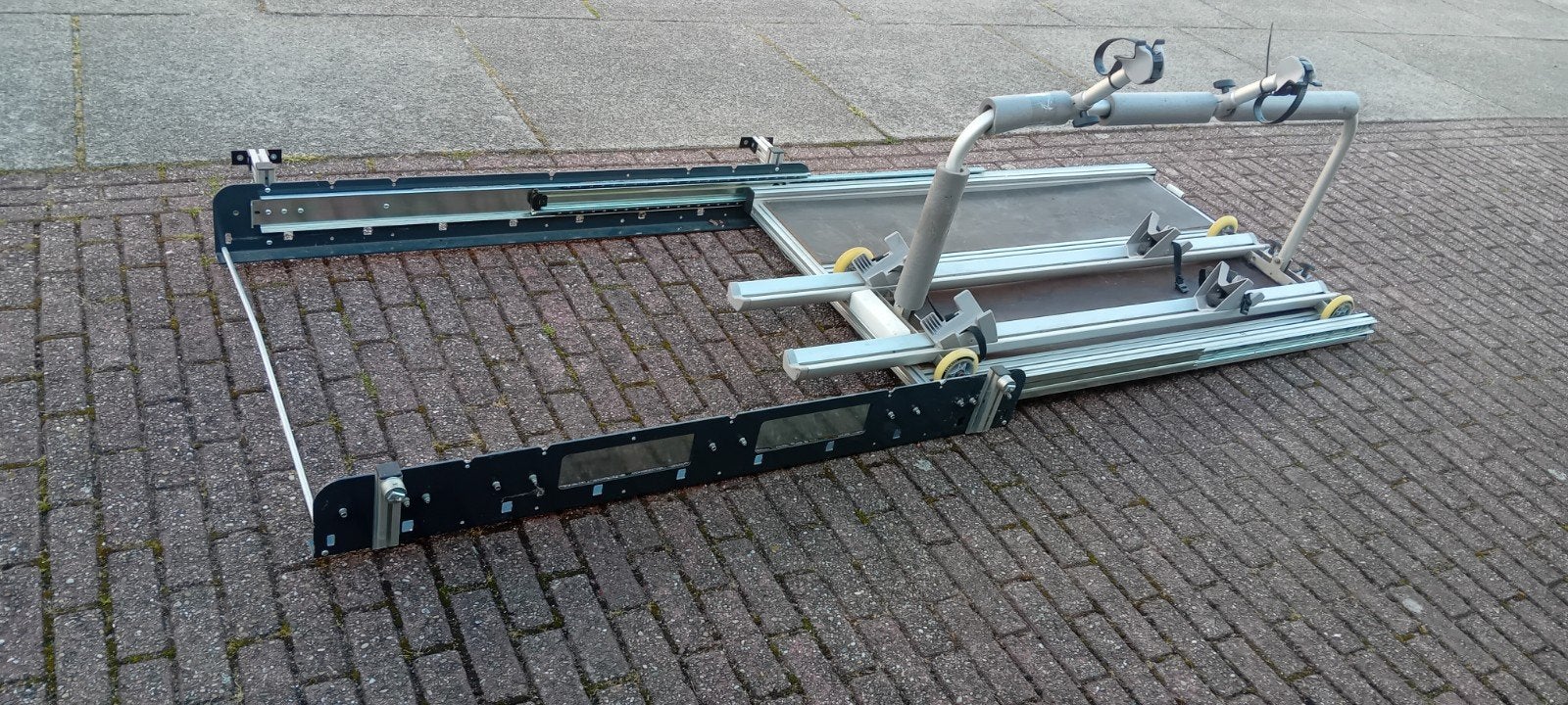 Uitschuifbare fietsendrager voor 2 fietsen, Ophalen, Gebruikt, Trekhaakdrager