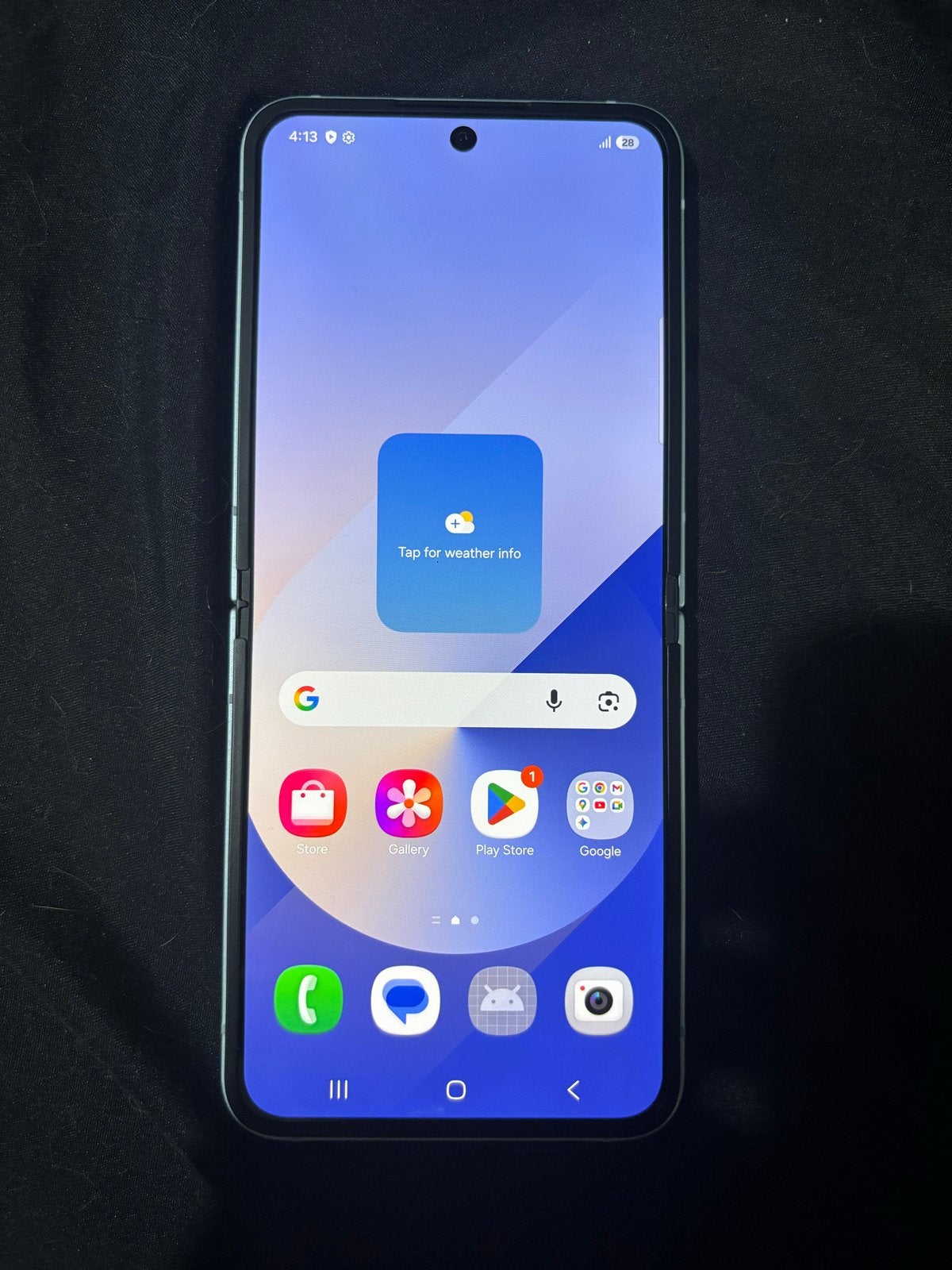 Nieuwe Samsung Galaxy Z Flip 6 256GB - Ongebruikt!, Blauw, Touchscreen, Nieuw, Ophalen of Verzenden