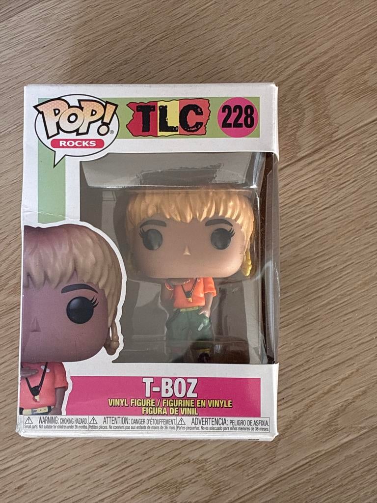 Funko Pop! Rocks TLC T-Boz #228 Vinyl Figuur, Ophalen of Verzenden, Nieuw