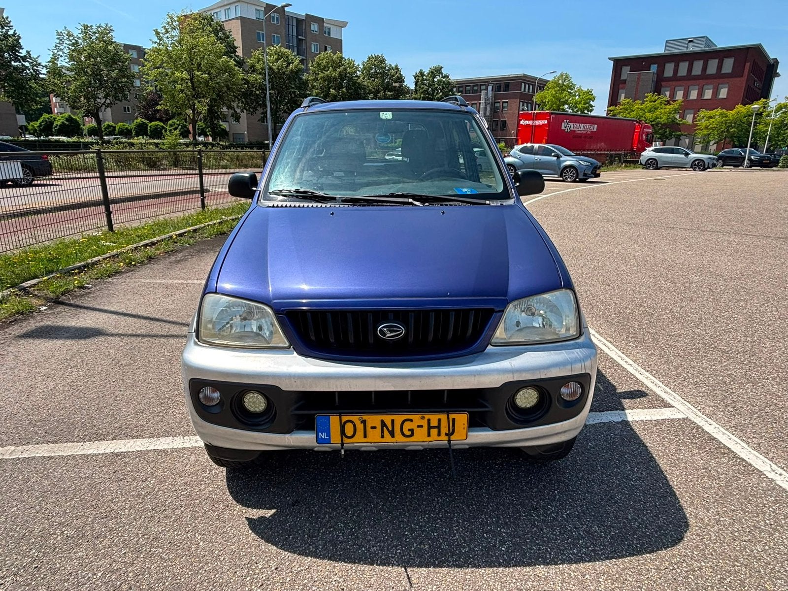 Daihatsu Terios 1.3 DX 2WD AUT 2003 Blauw, Auto's, Daihatsu, Particulier, Terios, Airbags, Elektrische ramen, Benzine, E, SUV of Terreinwagen