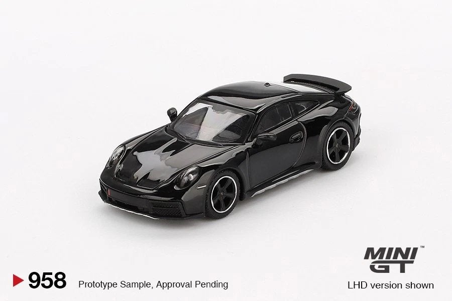 Porsche 911 Dakar van Mini GT 1/64 nr. 958 zwart, Hobby en Vrije tijd, Modelauto's | Overige schalen, Ophalen of Verzenden, Nieuw