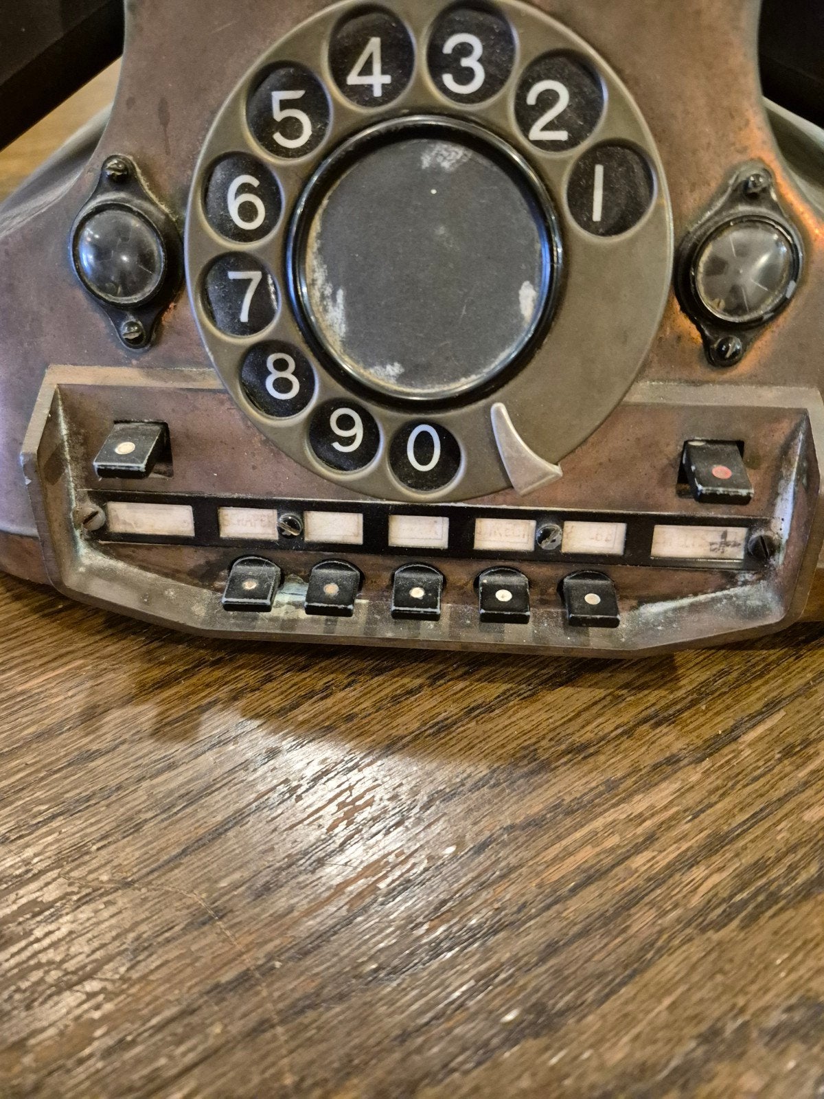 Vintage Telefoon met Draaischijf - Decoratief Item, Ophalen of Verzenden
