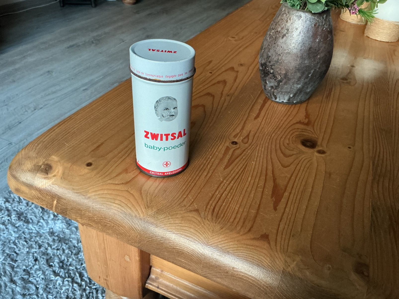 Zwitsl poederblikje met apparte kinder kopje, Ophalen of Verzenden, Zo goed als nieuw, Verpakking