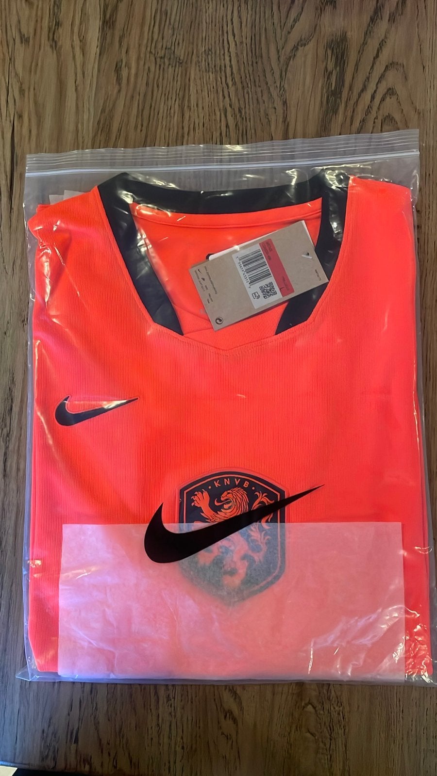 Nederlands elftal Thuisshirt 2026- Topkwaliteit, Sport en Fitness, Voetbal, Maat L, Ophalen of Verzenden, Nieuw, Shirt