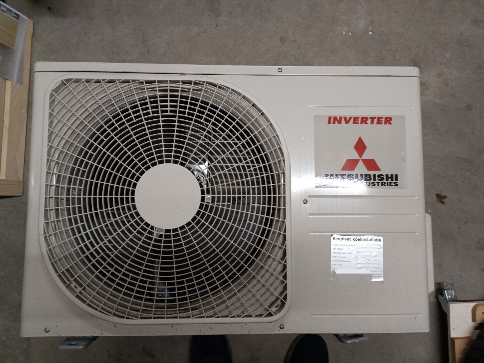 Mitsubishi Heavy Industries Inverter Airco Buitenunit, Ophalen, Gebruikt, 3 snelheden of meer, Koelen en Ontvochtigen