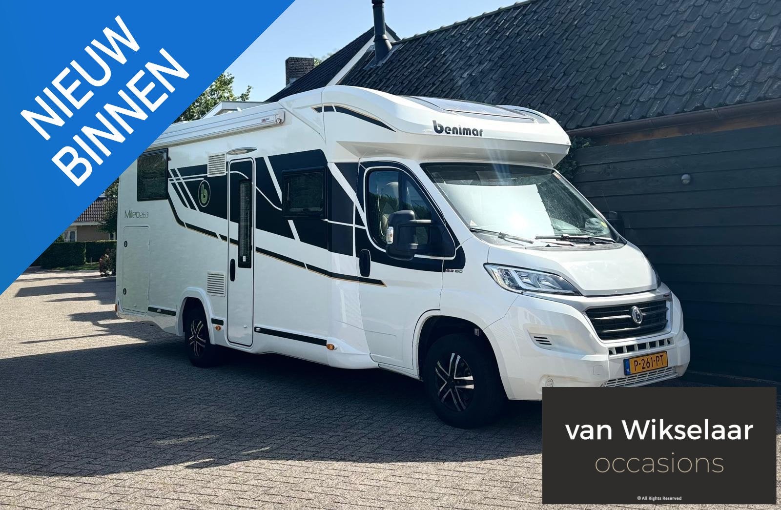 Benimar Mileo 263 2020 150 PK/TRUMA AC/HEFBED/LUCHTVERING/DI, Koelkast, Achteruitrijcamera, 7 tot 8 meter, Bedrijf