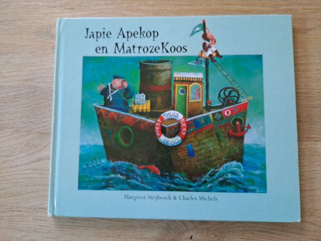 JAPIE APEKOP EN MATROOS KOOS. MARGREET STRIJBOSCH., Gelezen, Fictie algemeen, Margreet Strijbosch, Ophalen of Verzenden