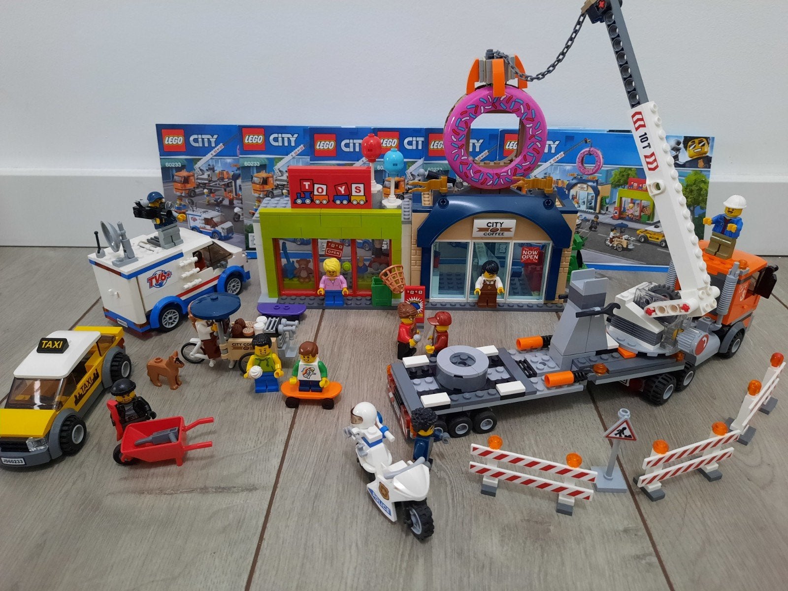 Lego City 60233 Opening Donutwinkel, Compleet, Lego, Lego, Ophalen of Verzenden