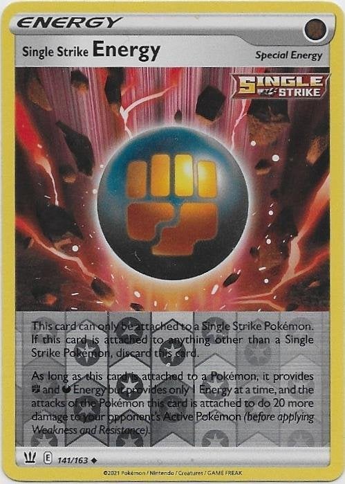 Battle Styles,  Single Strike Energy [reverse] 141/163, Hobby en Vrije tijd, Verzenden, Nieuw, Losse kaart