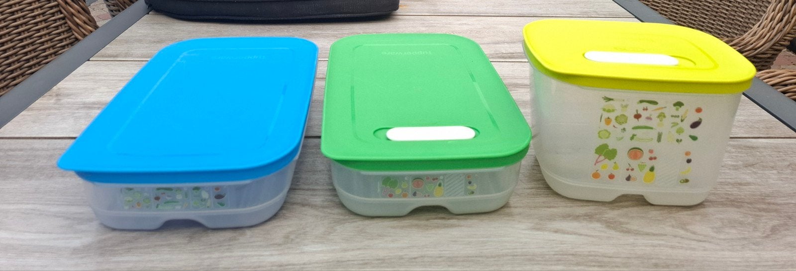 Tupperware vershoudbakjes set van 3, Ophalen of Verzenden, Zo goed als nieuw, Overige typen