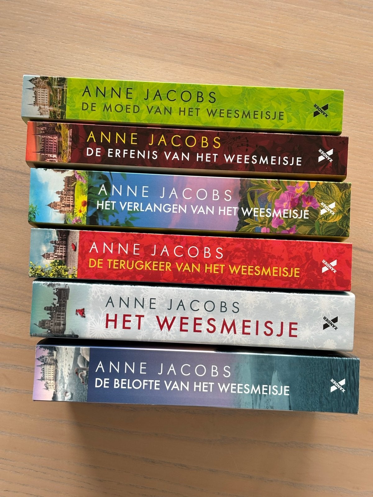 Anne Jacobs - Het Weesmeisje serie (6 boeken), Boeken, Ophalen of Verzenden, Zo goed als nieuw, Nederland